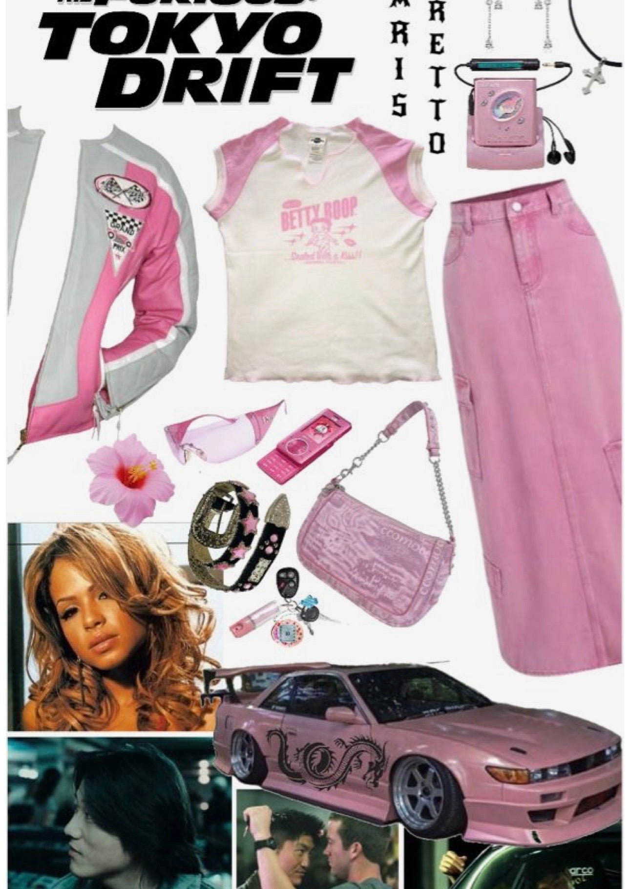 Paris in Tokyo Drift Outfit All in One