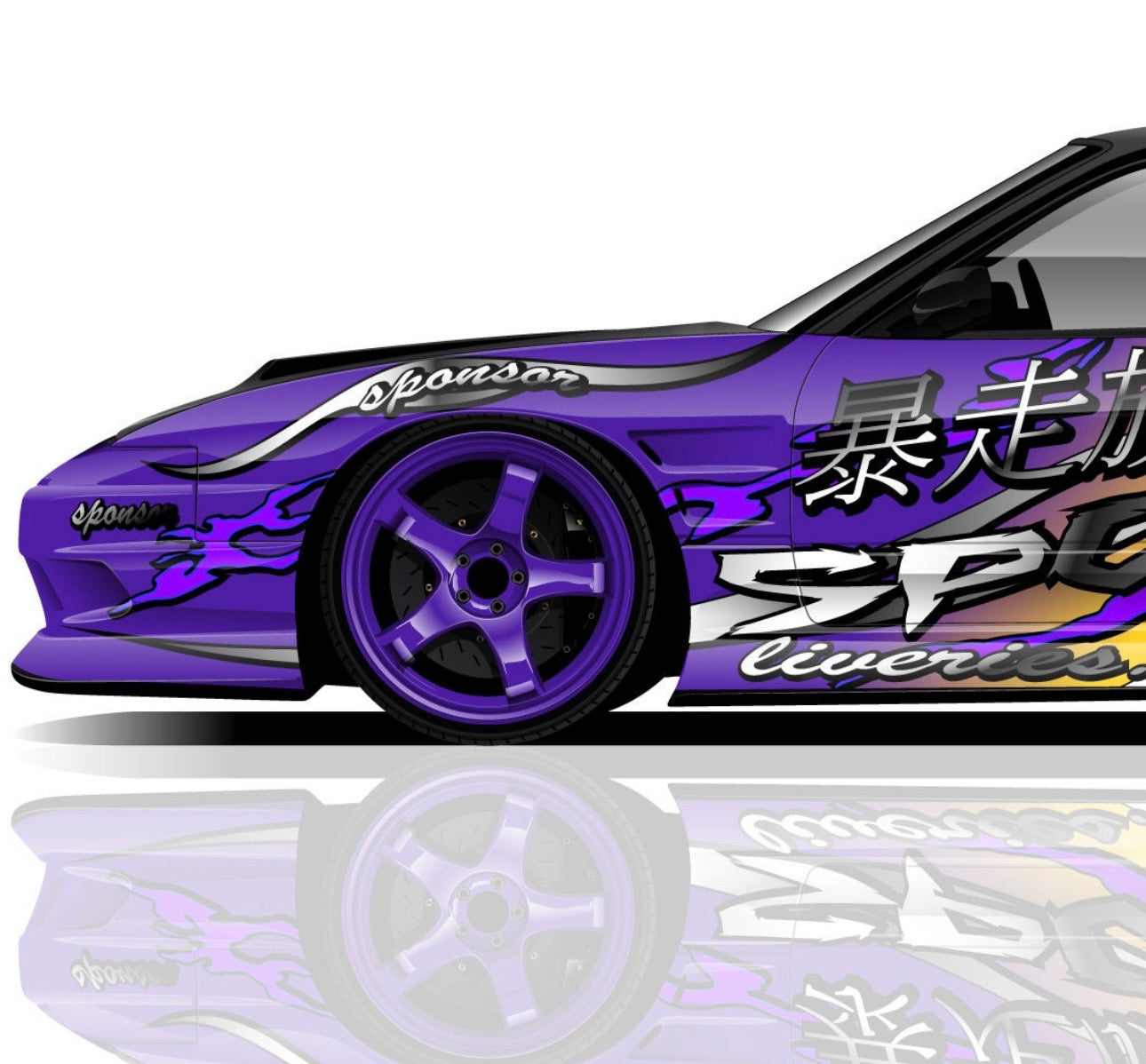 Tokyo Medallion Drift Livery Design -Motorsport Livery, Drift Livery Car Vinyl