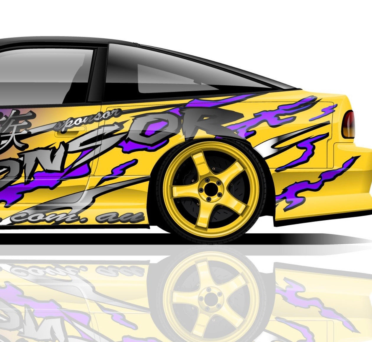 Tokyo Medallion Drift Livery Design -Motorsport Livery, Drift Livery Car Vinyl
