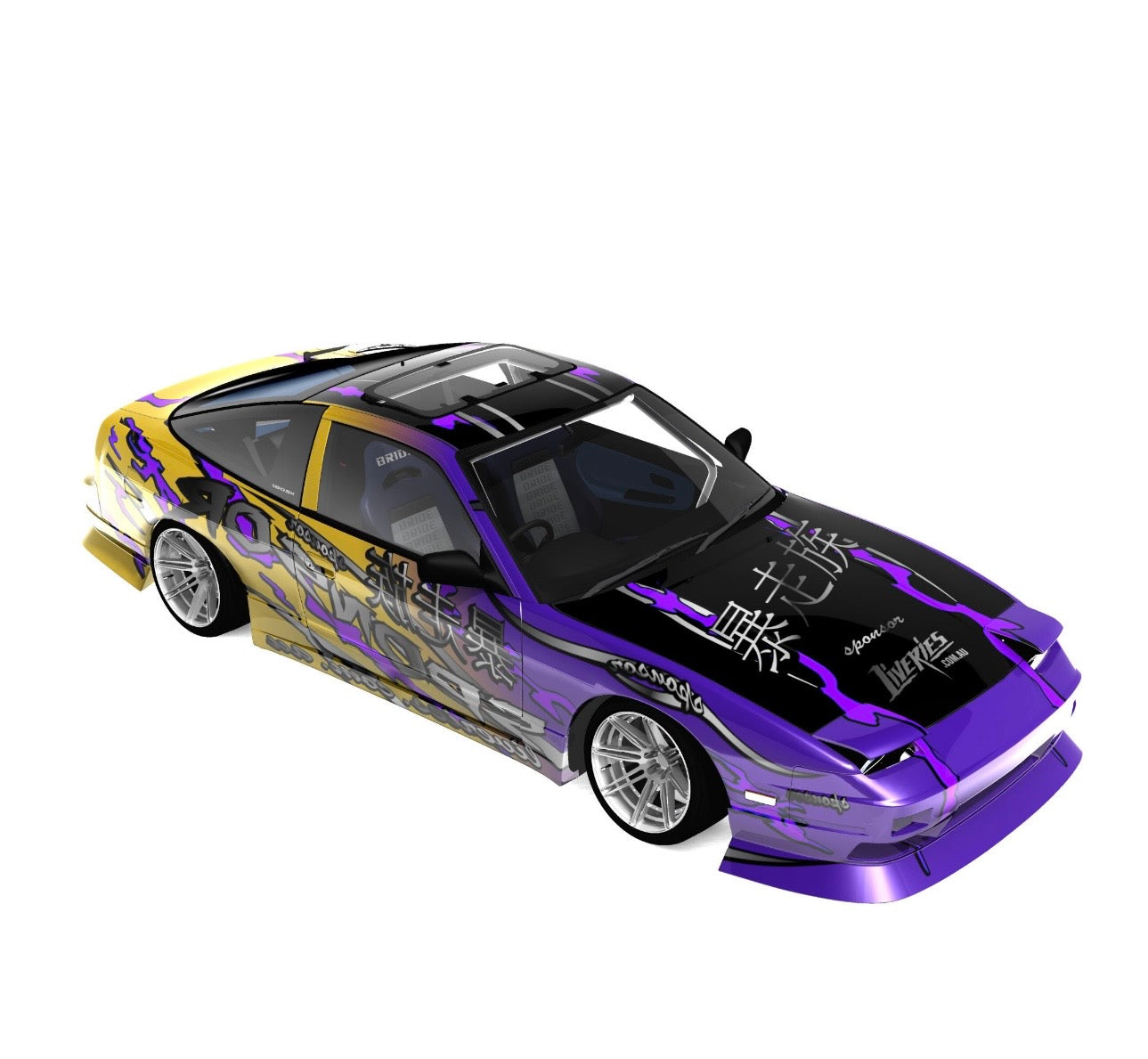 Tokyo Medallion Drift Livery Design -Motorsport Livery, Drift Livery Car Vinyl